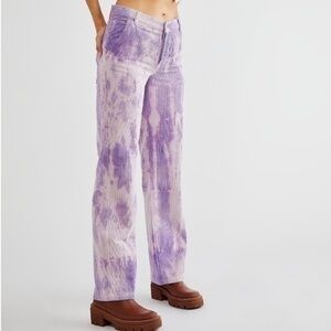Free People Reese Pitched Straight Corduroy Jeans